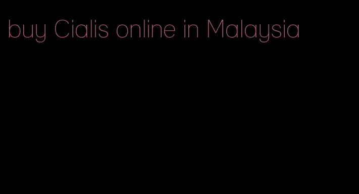 buy Cialis online in Malaysia