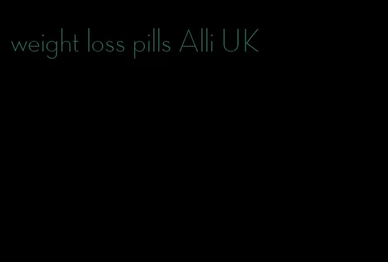 weight loss pills Alli UK