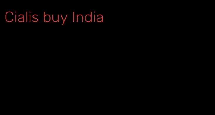 Cialis buy India
