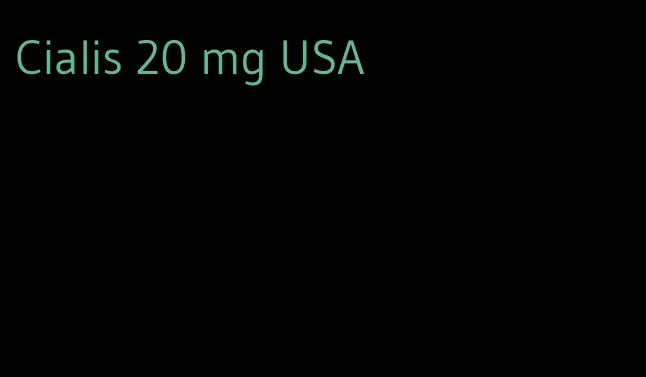 Cialis 20 mg USA