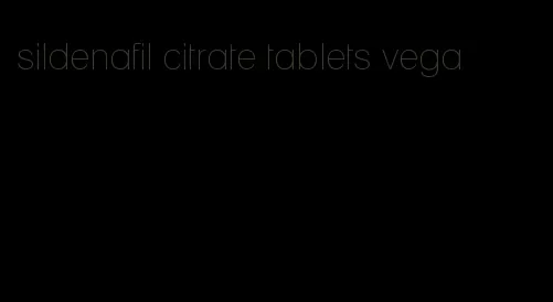 sildenafil citrate tablets vega