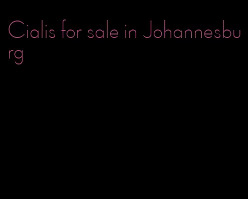 Cialis for sale in Johannesburg