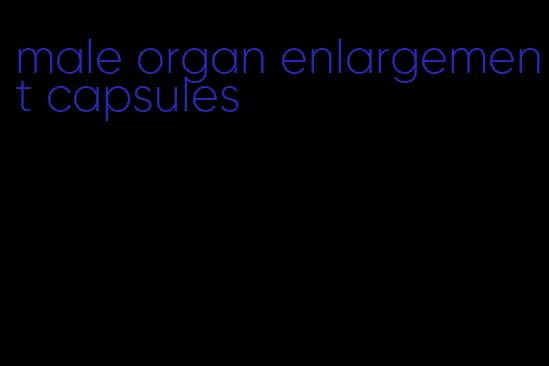 male organ enlargement capsules