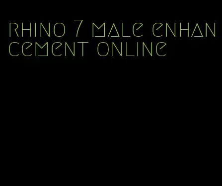 rhino 7 male enhancement online