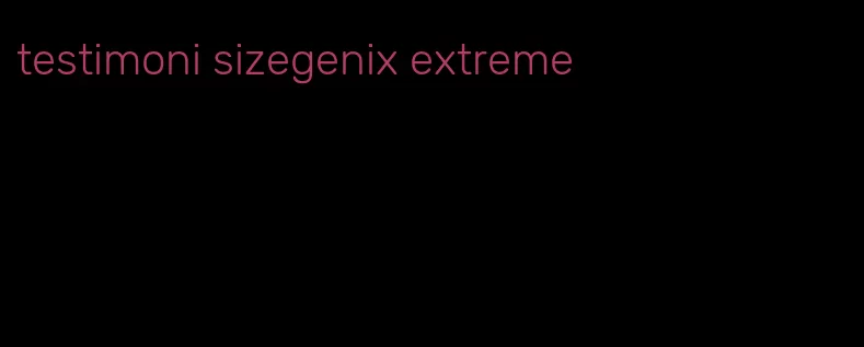 testimoni sizegenix extreme