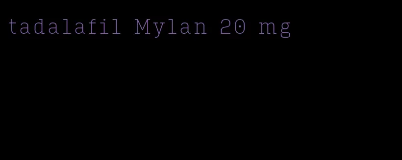 tadalafil Mylan 20 mg