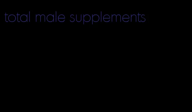 total male supplements