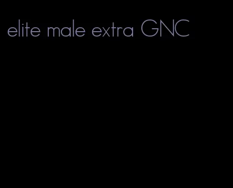 elite male extra GNC