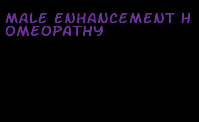 male enhancement homeopathy