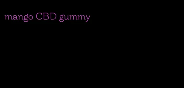 mango CBD gummy