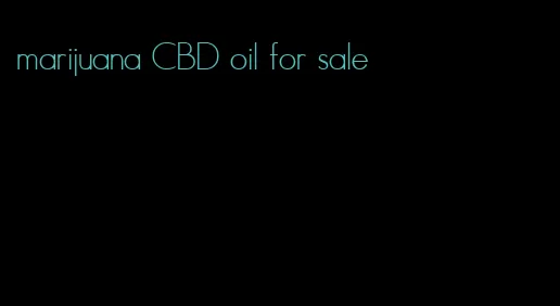 marijuana CBD oil for sale