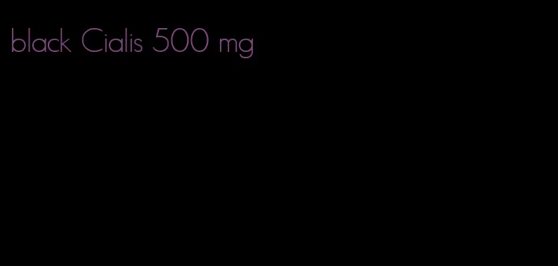 black Cialis 500 mg
