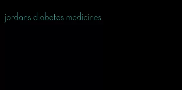 jordans diabetes medicines
