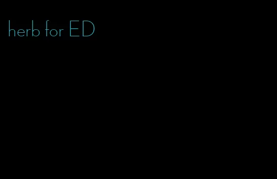 herb for ED