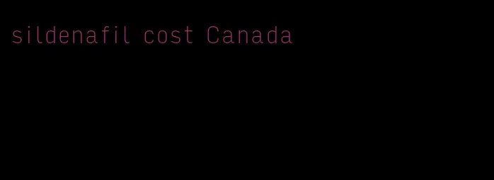 sildenafil cost Canada