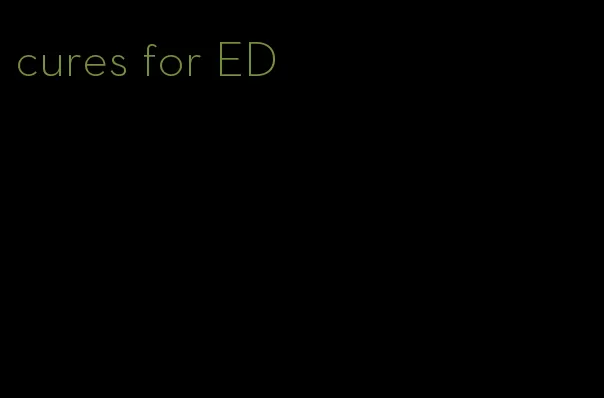 cures for ED