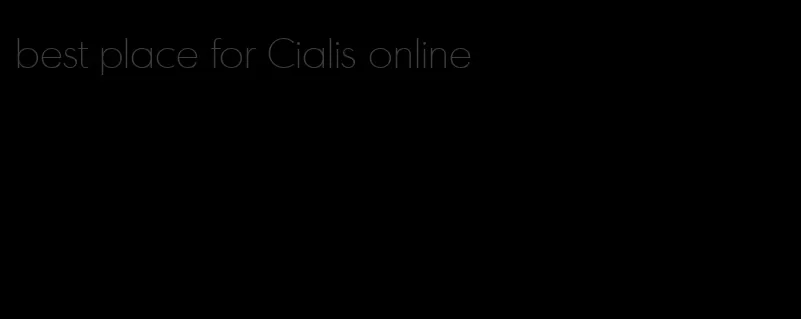 best place for Cialis online