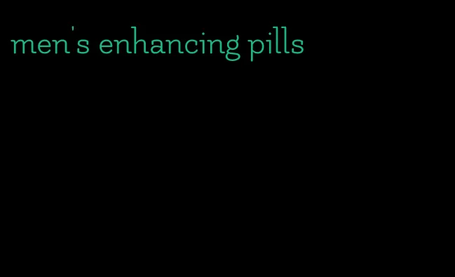 men's enhancing pills