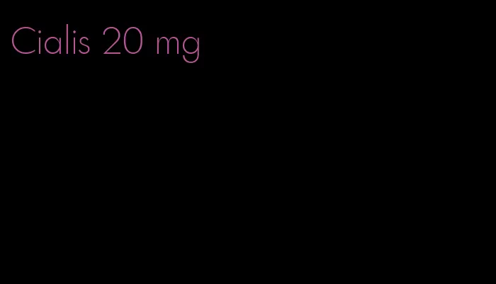 Cialis 20 mg