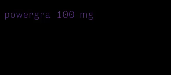powergra 100 mg
