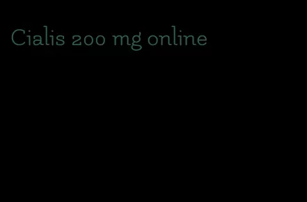 Cialis 200 mg online