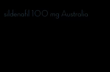 sildenafil 100 mg Australia