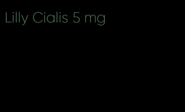 Lilly Cialis 5 mg