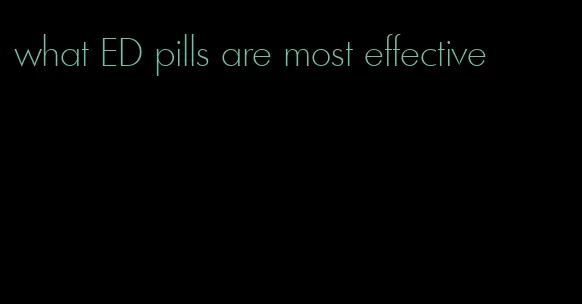 what ED pills are most effective