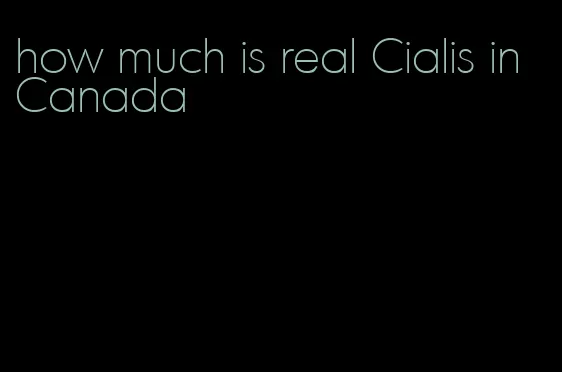 how much is real Cialis in Canada
