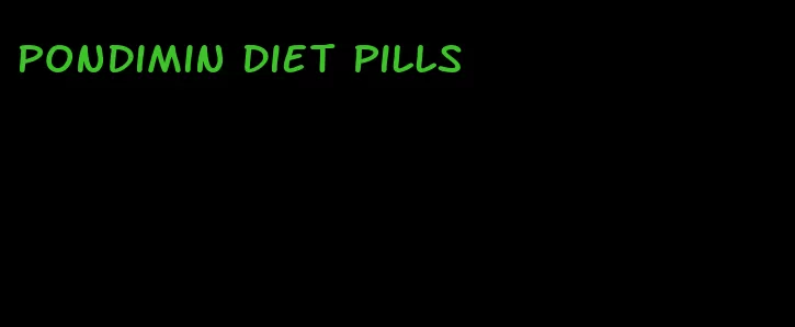 Pondimin diet pills
