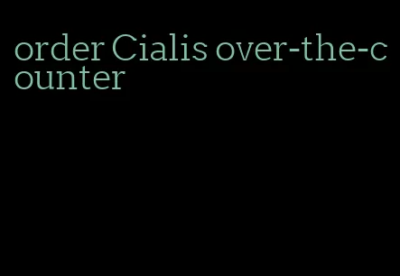 order Cialis over-the-counter