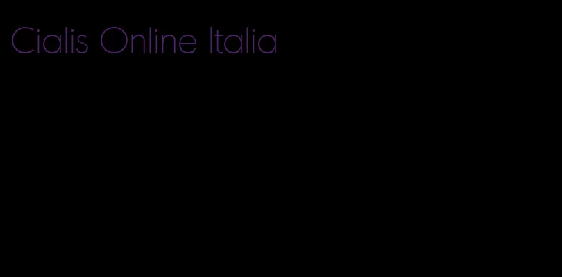 Cialis Online Italia