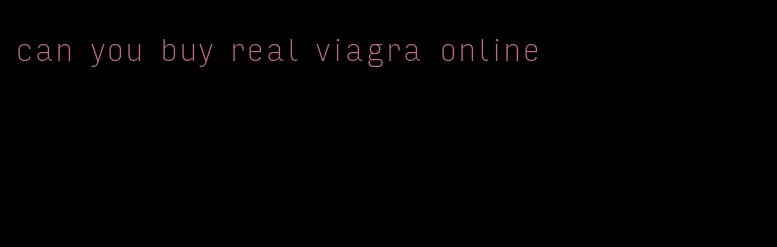 can you buy real viagra online