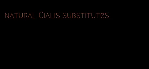 natural Cialis substitutes