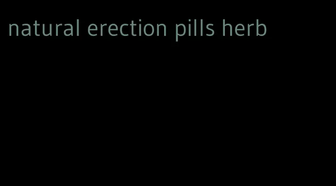 natural erection pills herb