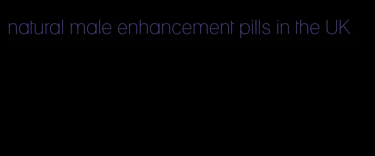 natural male enhancement pills in the UK