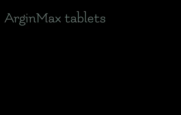 ArginMax tablets