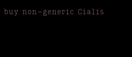 buy non-generic Cialis