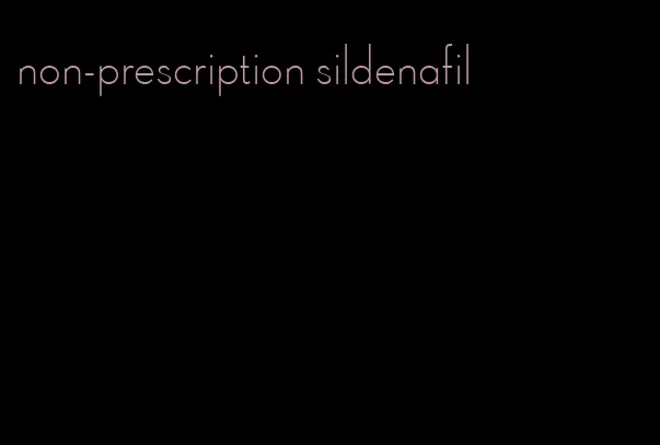 non-prescription sildenafil