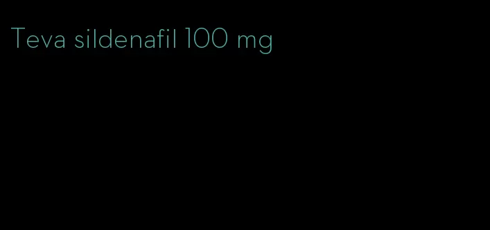 Teva sildenafil 100 mg