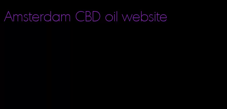 Amsterdam CBD oil website