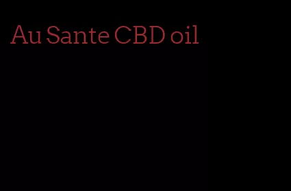 Au Sante CBD oil