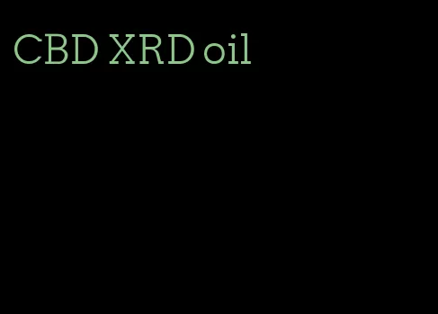CBD XRD oil