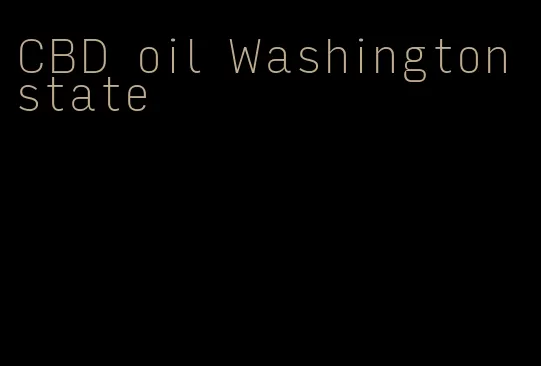 CBD oil Washington state