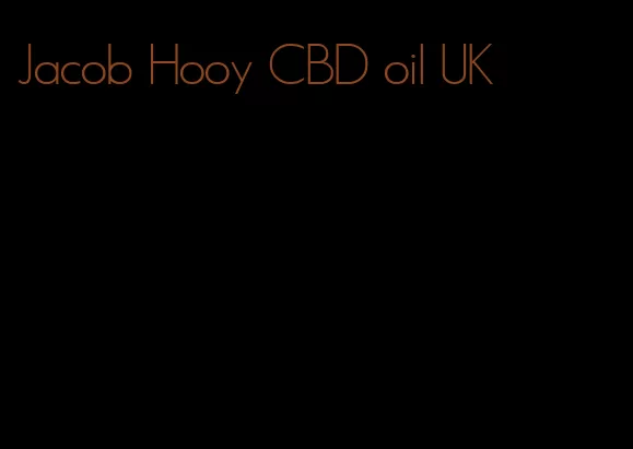 Jacob Hooy CBD oil UK