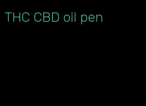 THC CBD oil pen