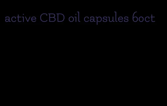 active CBD oil capsules 60ct