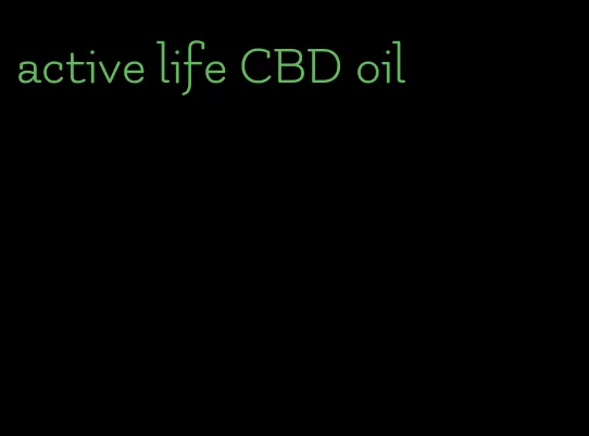 active life CBD oil