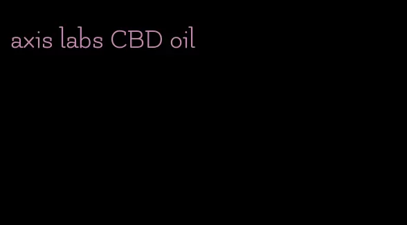 axis labs CBD oil