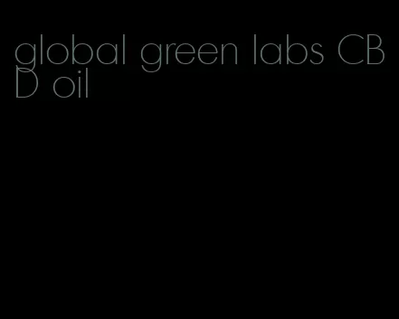 global green labs CBD oil